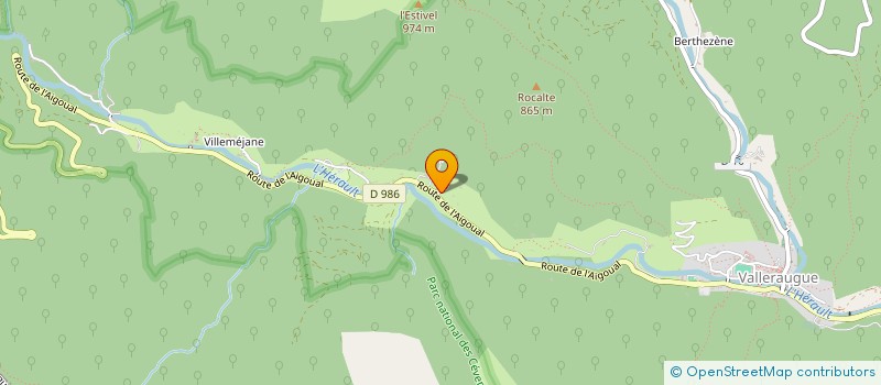 localisation de l'entreprise MONSIEUR EMMANUEL GAUTHIER  VAL-D'AIGOUAL