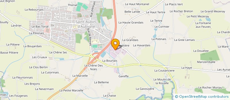 localisation de l'entreprise MONSIEUR EMMANUEL GAUTIER  SAINT-AUBIN-D'AUBIGNE