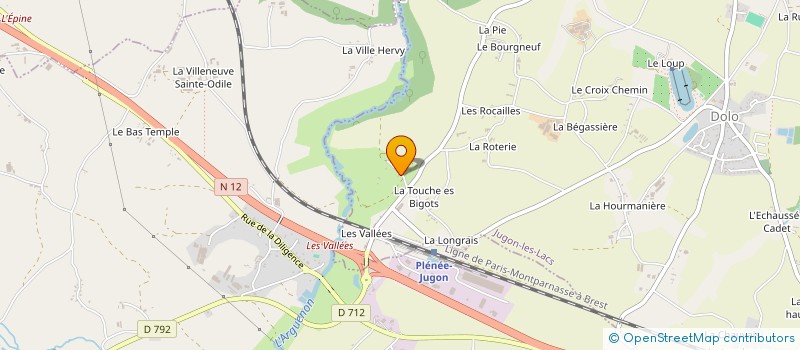 localisation de l'entreprise MONSIEUR EMMANUEL GAUTIER à JUGON-LES-LACS
