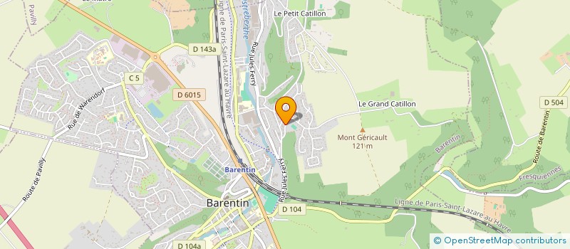 localisation de l'entreprise MONSIEUR EMMANUEL GAUTIER  BARENTIN