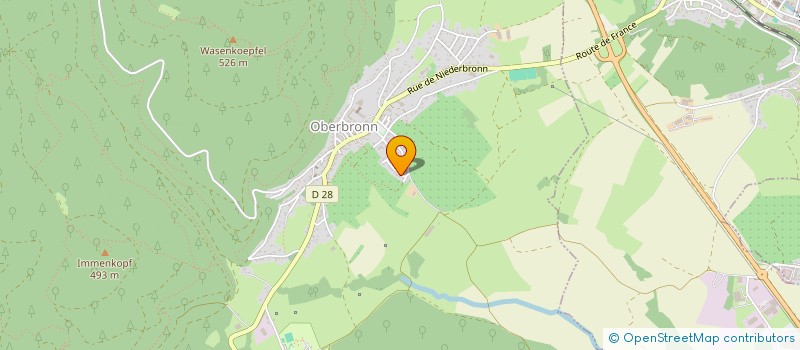 localisation de l'entreprise MONSIEUR EMMANUEL GAWLIK  OBERBRONN