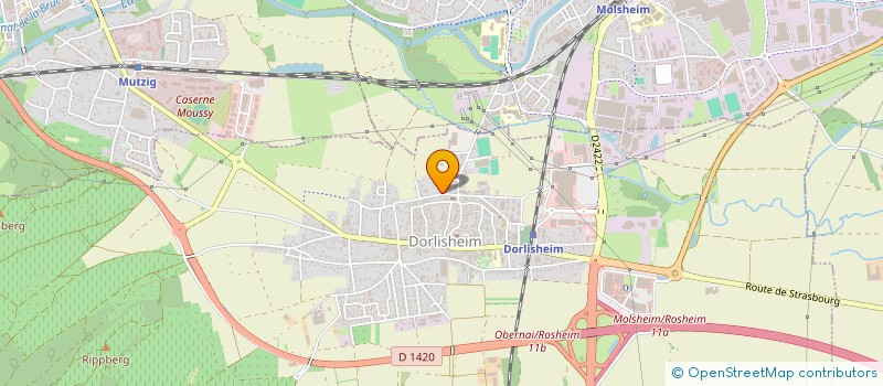 localisation de l'entreprise MONSIEUR EMMANUEL GEHNERT  DORLISHEIM