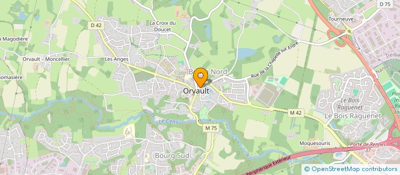 localisation de l'entreprise MONSIEUR EMMANUEL GENEAU DE LAMARLIERE à ORVAULT