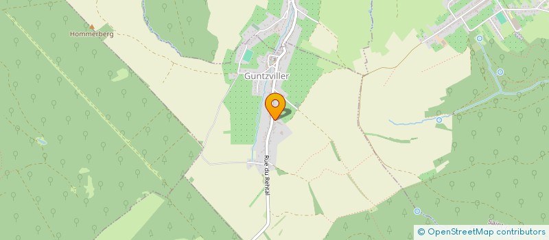 localisation de l'entreprise MONSIEUR EMMANUEL GERARD  GUNTZVILLER