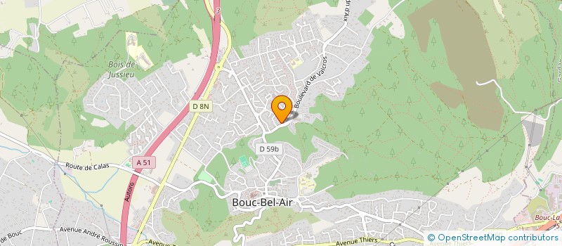 localisation de l'entreprise MONSIEUR EMMANUEL GESLIN à BOUC-BEL-AIR