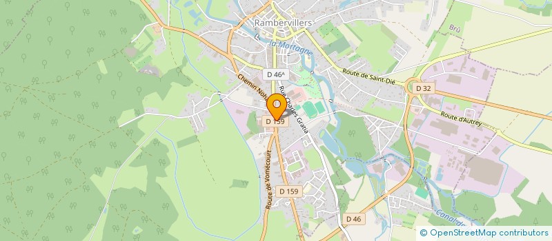 localisation de l'entreprise MONSIEUR EMMANUEL GESTER  RAMBERVILLERS