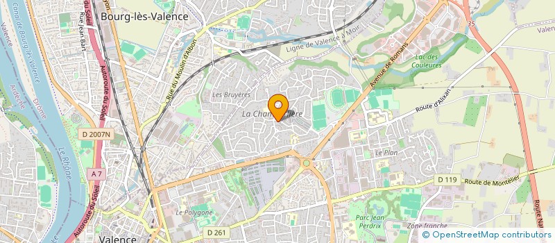 localisation de l'entreprise MONSIEUR EMMANUEL GHATTAS  PORTES-LES-VALENCE