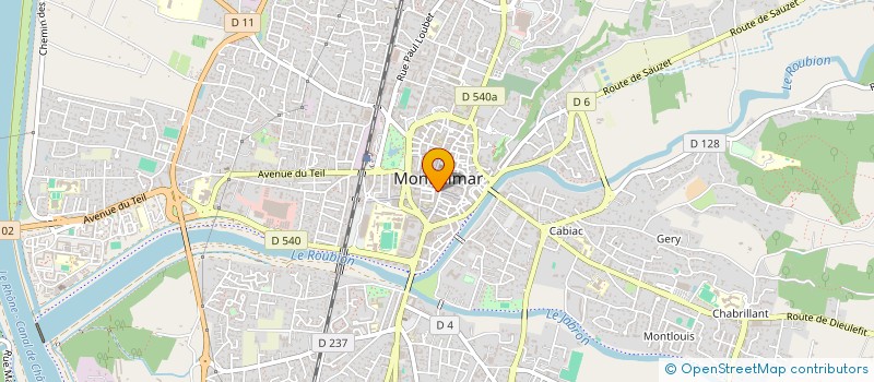 localisation de l'entreprise MONSIEUR EMMANUEL GILLES à MONTELIMAR