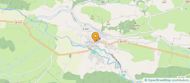 localisation de l'entreprise MONSIEUR EMMANUEL GILLET à LA BASTIDE-DE-SEROU