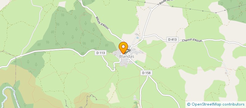 localisation de l'entreprise MONSIEUR EMMANUEL GILLIER  BLANDAS