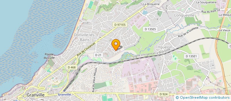 localisation de l'entreprise MONSIEUR EMMANUEL GIRARD  DONVILLE-LES-BAINS