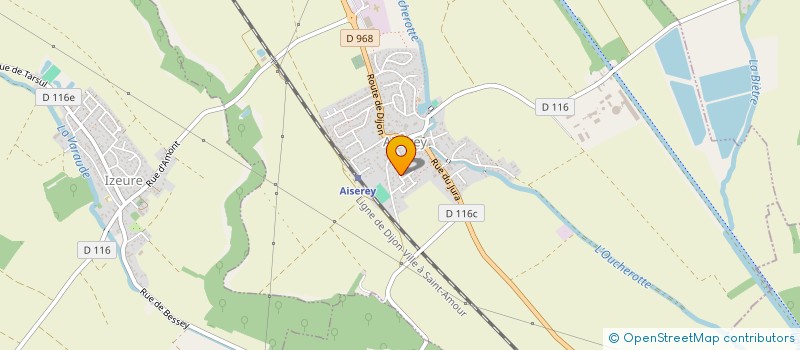 localisation de l'entreprise MONSIEUR EMMANUEL GIRAULT  AISEREY