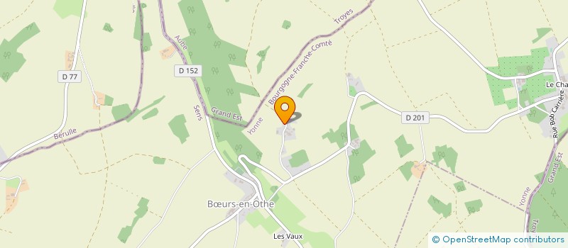 localisation de l'entreprise MONSIEUR EMMANUEL GIVAUDIN  BURS-EN-OTHE