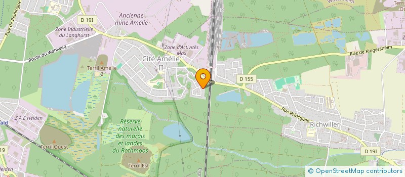 localisation de l'entreprise MONSIEUR EMMANUEL GOETZ  RICHWILLER