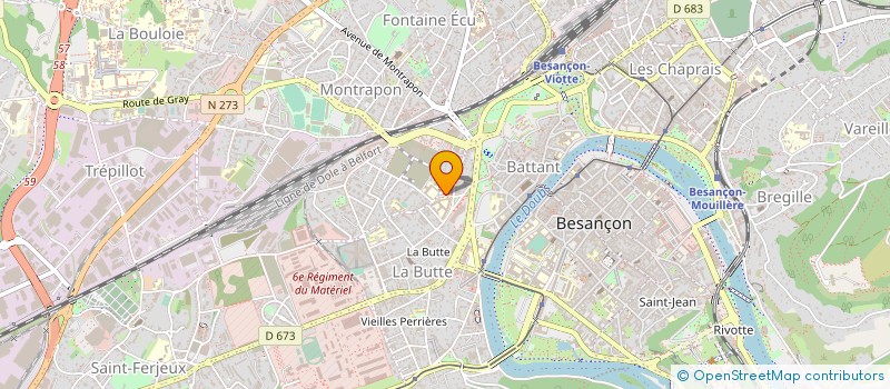 localisation de l'entreprise MONSIEUR EMMANUEL GOGNEAU à BESANCON