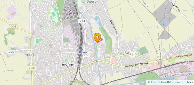 localisation de l'entreprise MONSIEUR EMMANUEL GOREZ  TERGNIER