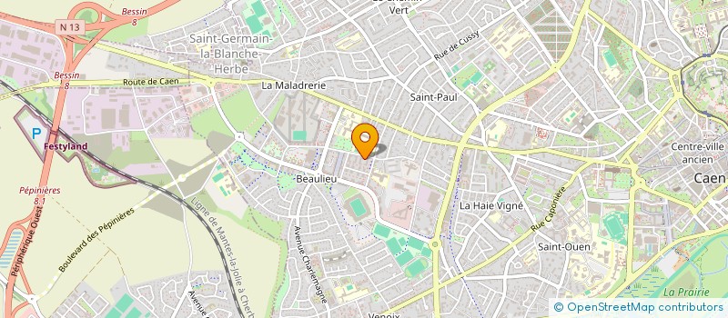 localisation de l'entreprise MONSIEUR EMMANUEL GOSSELIN à CAEN