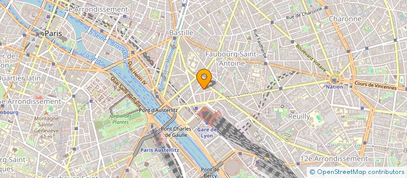 localisation de l'entreprise MONSIEUR EMMANUEL GOUET  PARIS