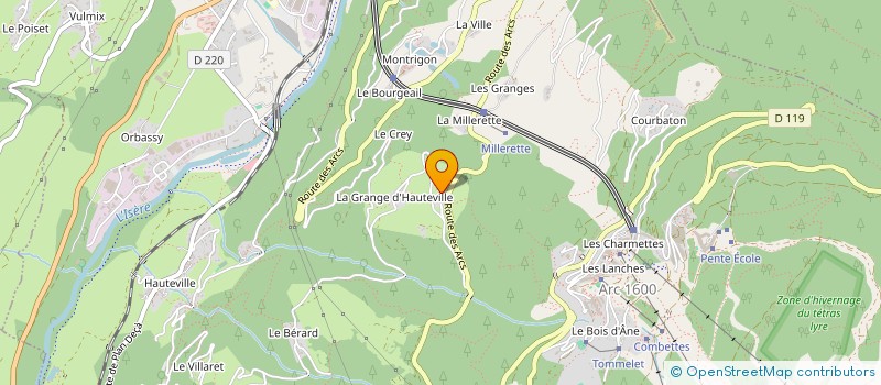 localisation de l'entreprise MONSIEUR EMMANUEL GOUET  BOURG-SAINT-MAURICE