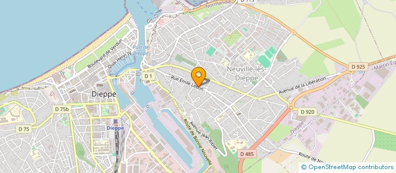 localisation de l'entreprise MONSIEUR EMMANUEL GOUYER  DIEPPE