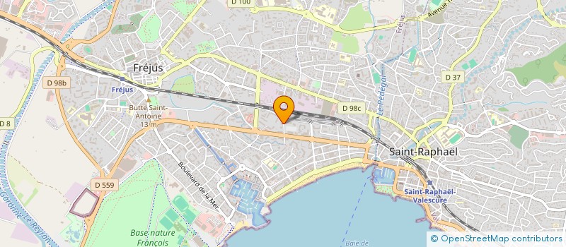 localisation de l'entreprise MONSIEUR EMMANUEL GOYONS à FREJUS