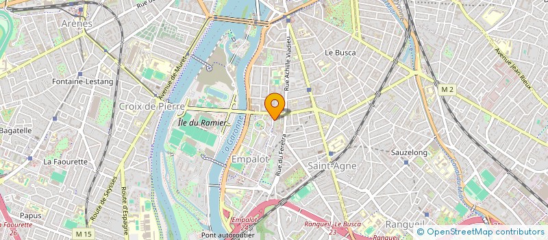 localisation de l'entreprise MONSIEUR EMMANUEL GRACEDAY NTUEN  TOULOUSE