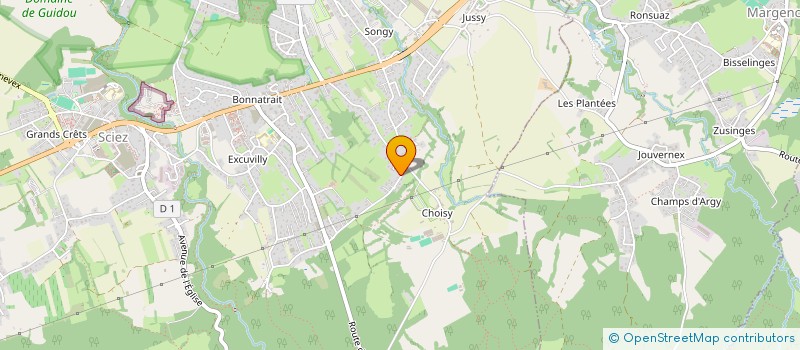 localisation de l'entreprise MONSIEUR EMMANUEL GRAFFARD  SCIEZ