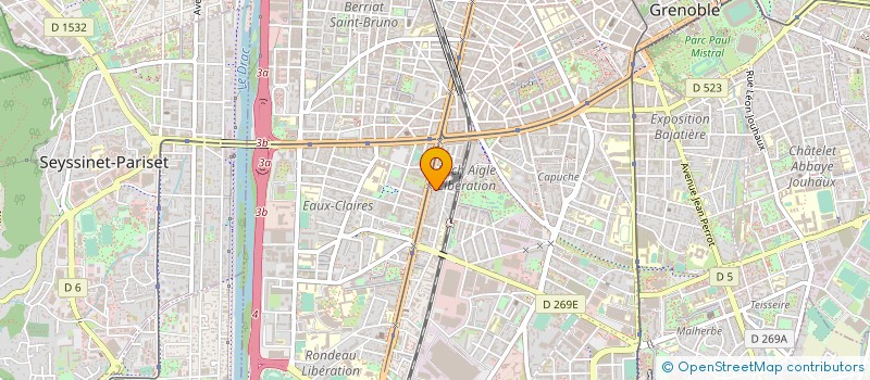 localisation de l'entreprise MONSIEUR EMMANUEL GRAMUSSET à GRENOBLE