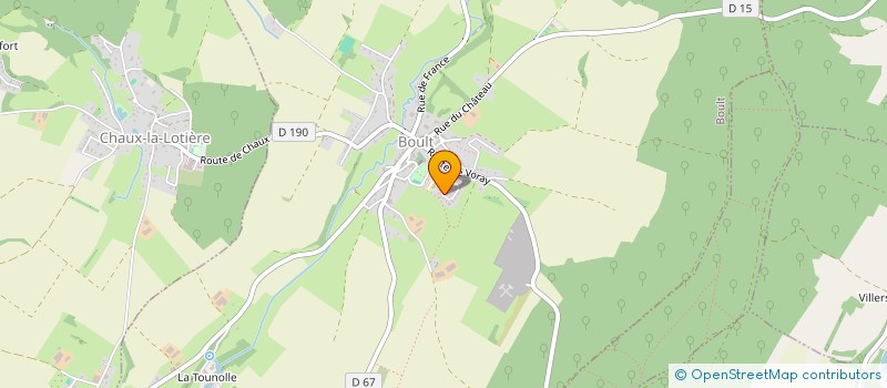 localisation de l'entreprise MONSIEUR EMMANUEL GRANDHAY  ECHENOZ-LA-MELINE