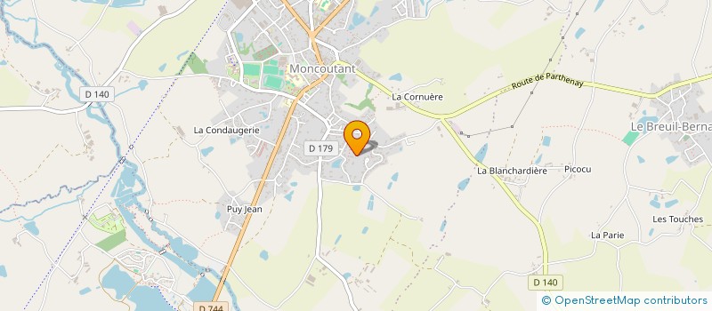 localisation de l'entreprise MONSIEUR EMMANUEL GRELLIER à MONCOUTANT-SUR-SEVRE