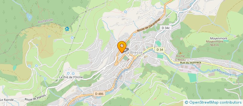 localisation de l'entreprise MONSIEUR EMMANUEL GRIMEE  LA BRESSE