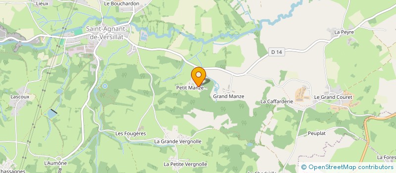 localisation de l'entreprise MONSIEUR EMMANUEL GRIVOT à SAINT-AGNANT-DE-VERSILLAT