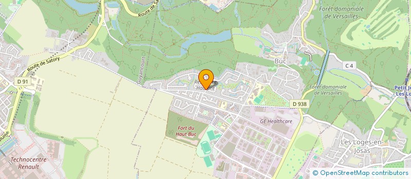 localisation de l'entreprise MONSIEUR EMMANUEL GRIZAUD  BUC