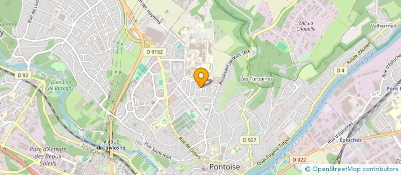 localisation de l'entreprise MONSIEUR EMMANUEL GROGNET  PONTOISE