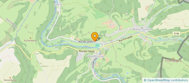 localisation de l'entreprise MONSIEUR EMMANUEL GROMCZYK  WALDHOUSE