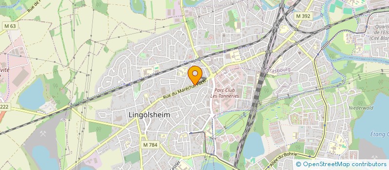 localisation de l'entreprise MONSIEUR EMMANUEL GROS  LINGOLSHEIM