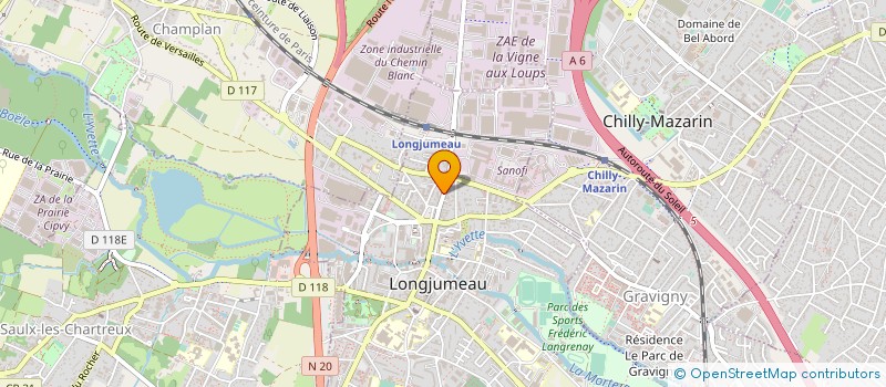 localisation de l'entreprise MONSIEUR EMMANUEL GROSSOT à LONGJUMEAU