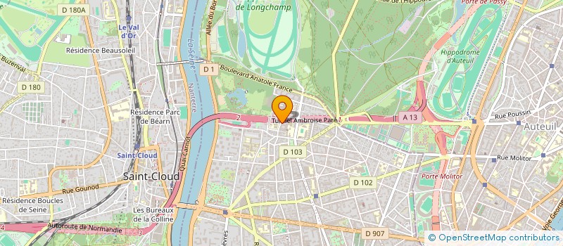 localisation de l'entreprise MONSIEUR EMMANUEL GRUFFAT  BOULOGNE-BILLANCOURT