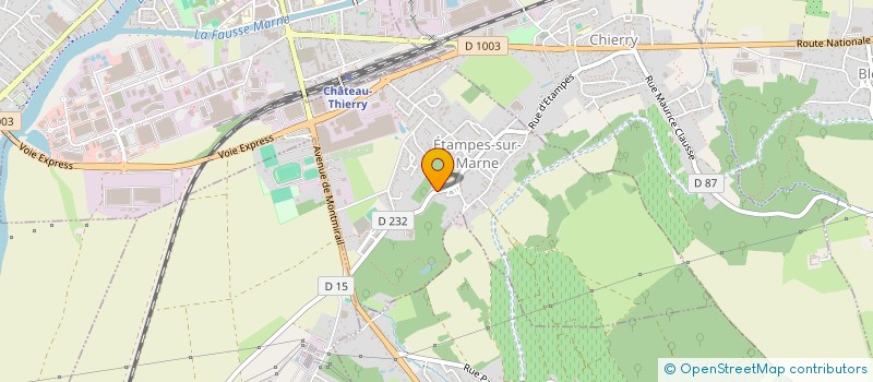 localisation de l'entreprise MONSIEUR EMMANUEL GRUMIAUX  ETAMPES-SUR-MARNE