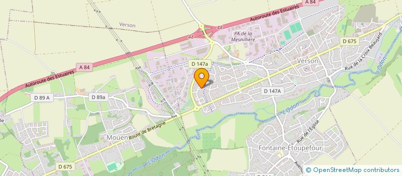 localisation de l'entreprise MONSIEUR EMMANUEL GUE  VERSON