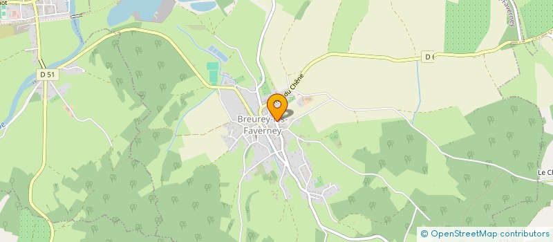 localisation de l'entreprise MONSIEUR EMMANUEL GUENOT  BREUREY-LES-FAVERNEY