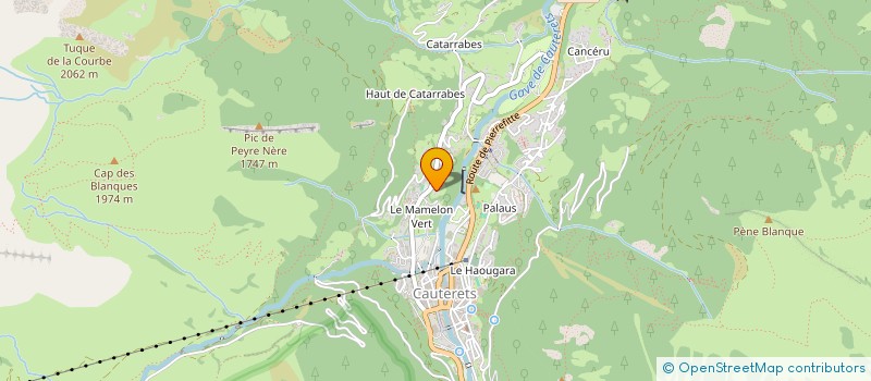 localisation de l'entreprise MONSIEUR EMMANUEL GUERIN à CAUTERETS