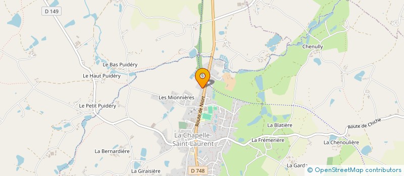 localisation de l'entreprise MONSIEUR EMMANUEL GUERIN à LA CHAPELLE-SAINT-LAURENT