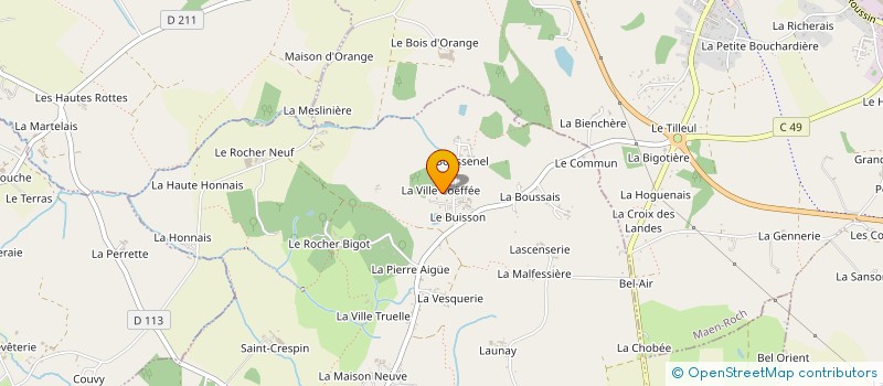 localisation de l'entreprise MONSIEUR EMMANUEL GUERIN  SAINT-MARC-LE-BLANC