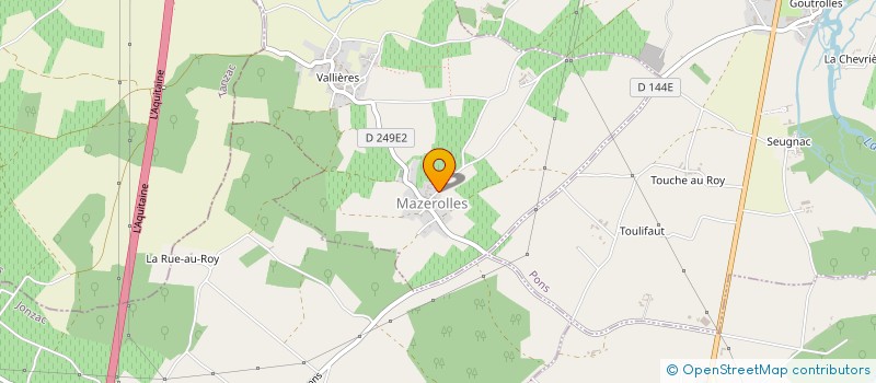 localisation de l'entreprise MONSIEUR EMMANUEL GUERINAUD  MAZEROLLES