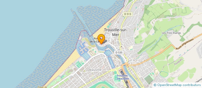 localisation de l'entreprise MONSIEUR EMMANUEL GUILET à TROUVILLE-SUR-MER
