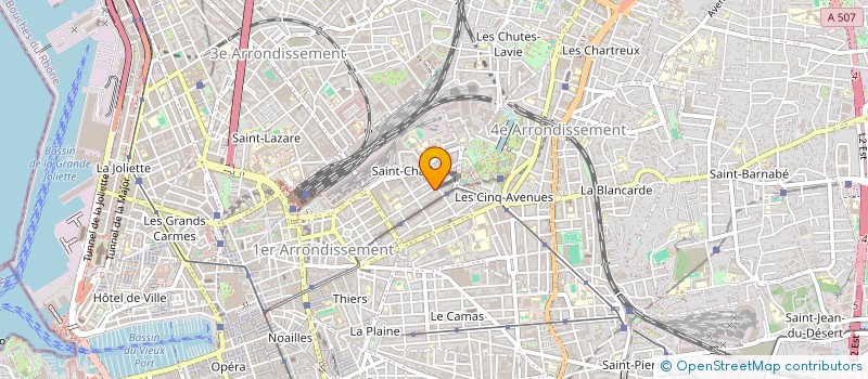 localisation de l'entreprise MONSIEUR EMMANUEL GUILLEMART à MARSEILLE