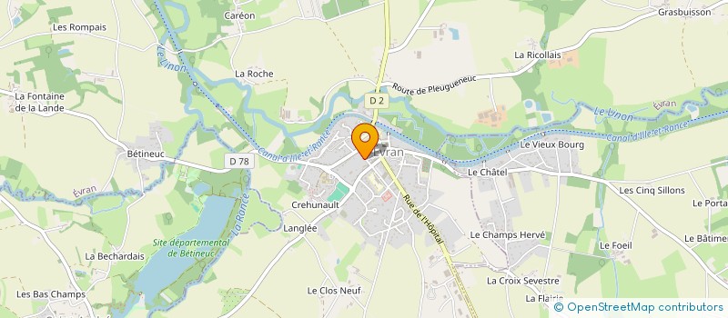 localisation de l'entreprise MONSIEUR EMMANUEL GUILLOT  EVRAN