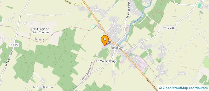 localisation de l'entreprise MONSIEUR EMMANUEL GUILLOT  SAINTE-RADEGONDE