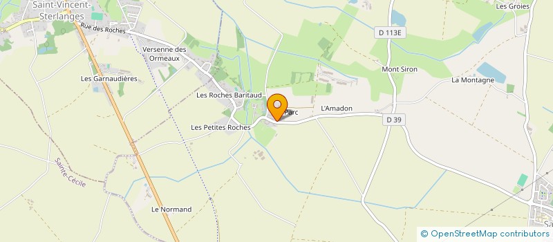 localisation de l'entreprise MONSIEUR EMMANUEL GUILLOT  SAINT-GERMAIN-DE-PRINCAY